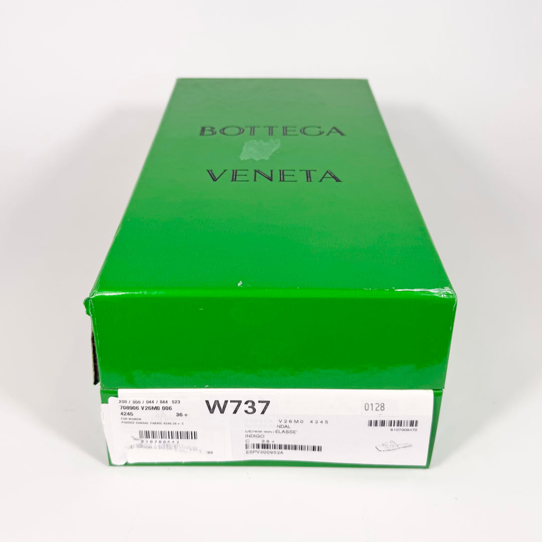 Bottega Veneta Padded Denim Flat Sandal - Women’s 6.5