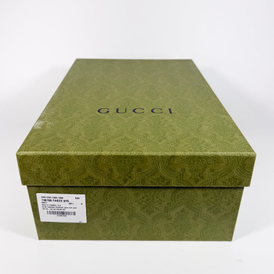 Gucci Canvas GG Supreme High Top Sneaker - Women’s 9.5