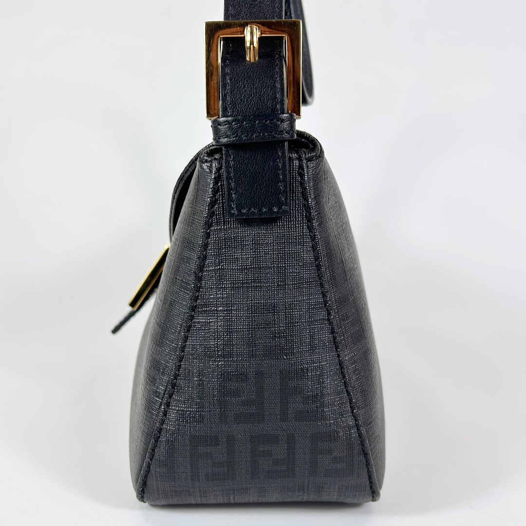 Fendi Zucchino Baguette Shoulder Bag