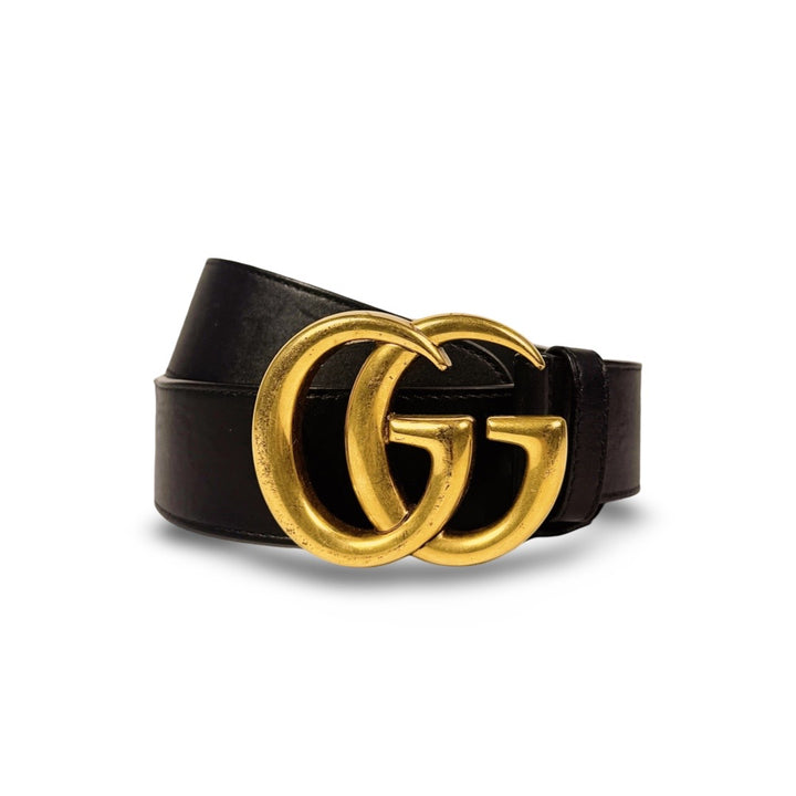 Gucci GG Marmont Smooth Leather Belt 75 30