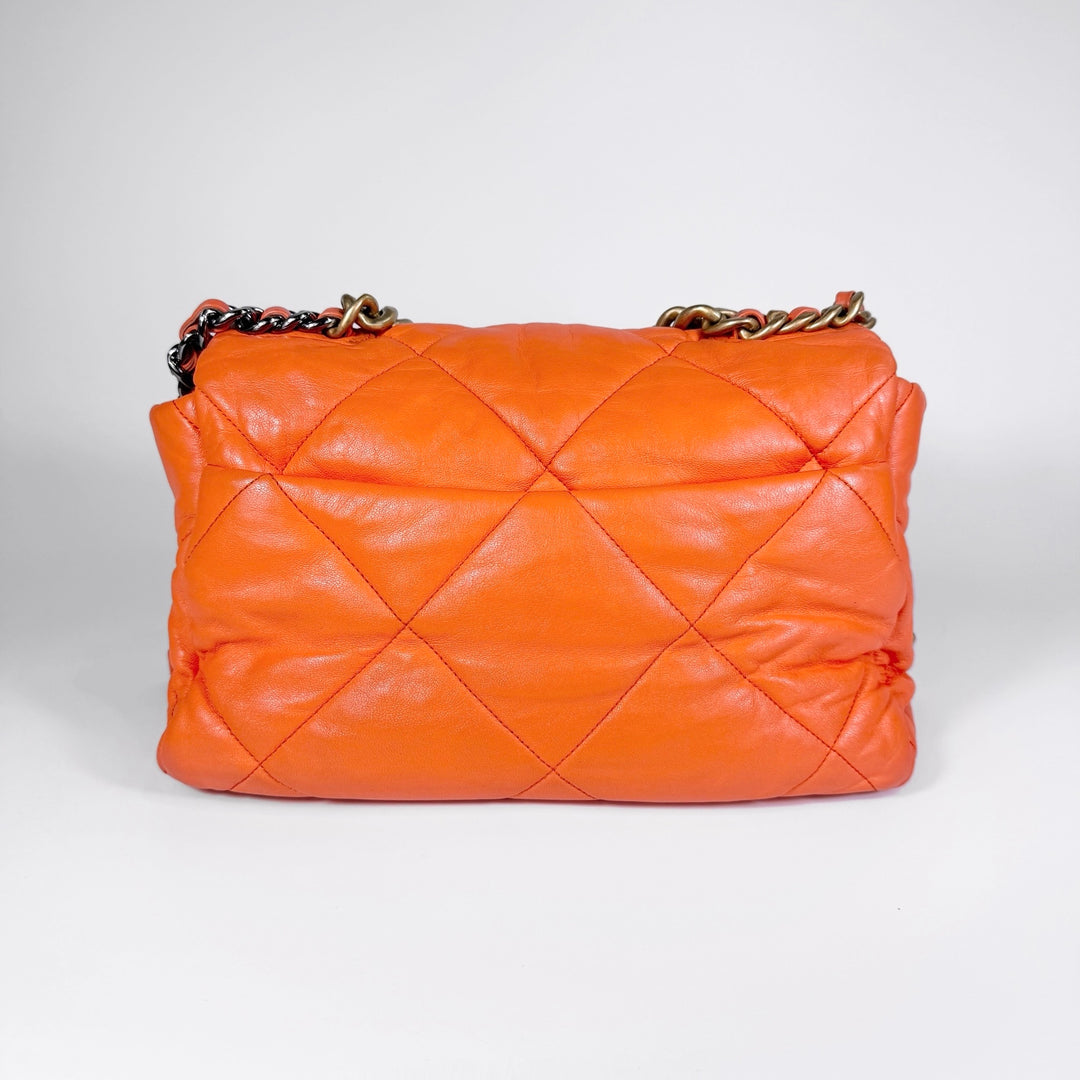 Chanel Quilted Lambskin Large 19 Flap Bag