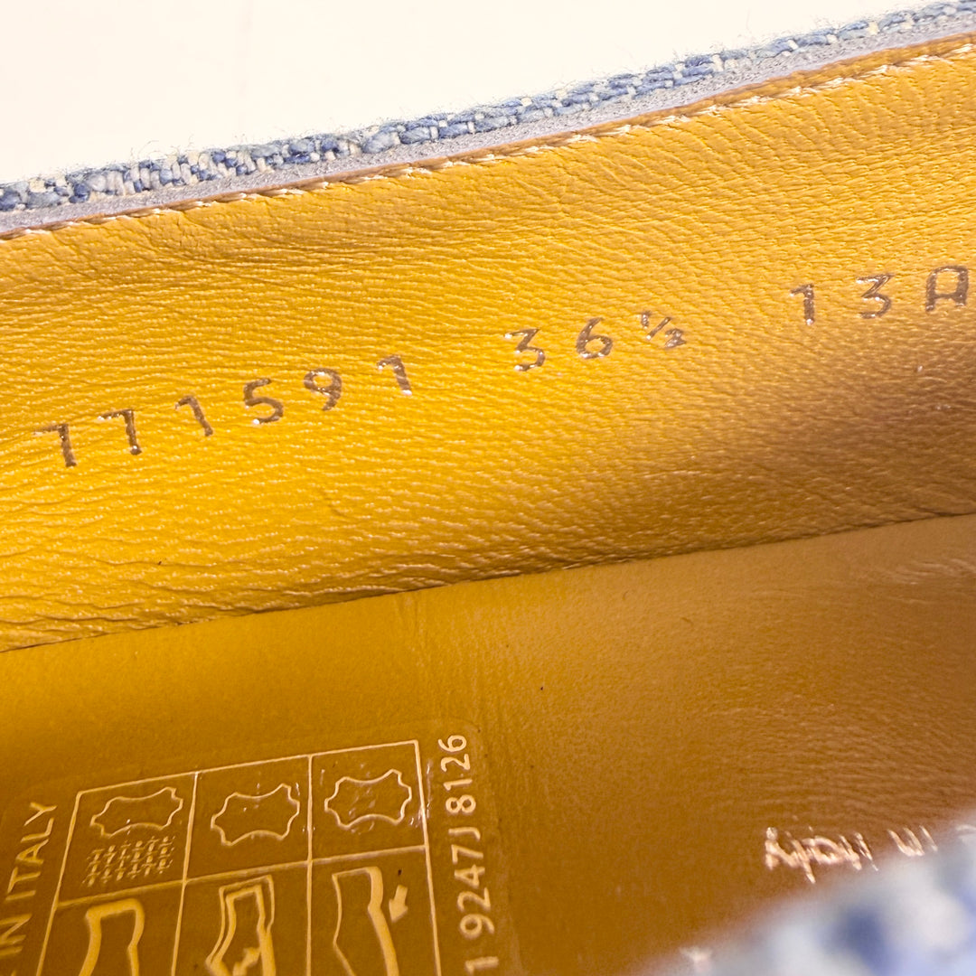 Gucci Denim GG Supreme Jordaan Horsebit Loafer - Women’s 6.5