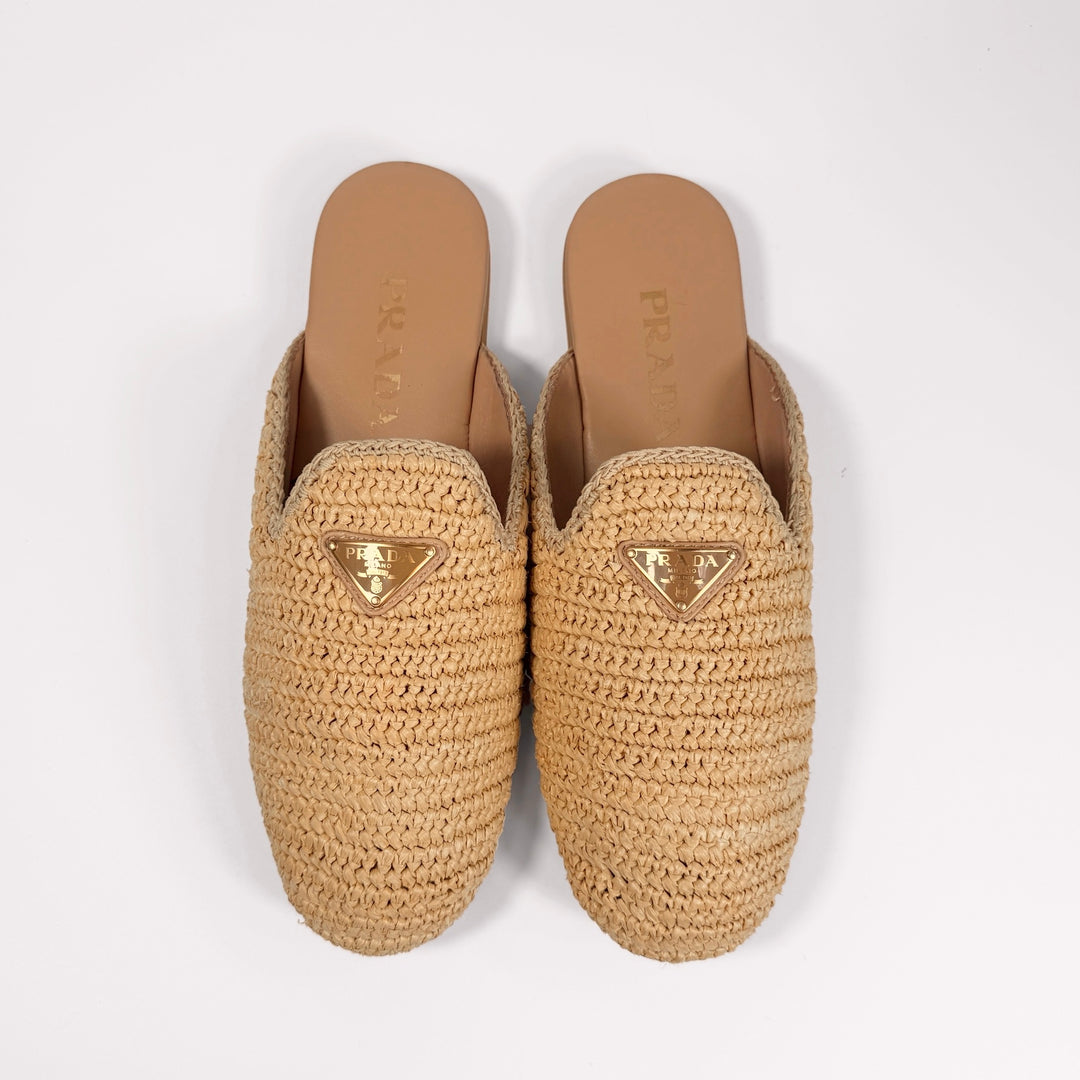 Prada Crochet Slip On Mule - Women’s 7