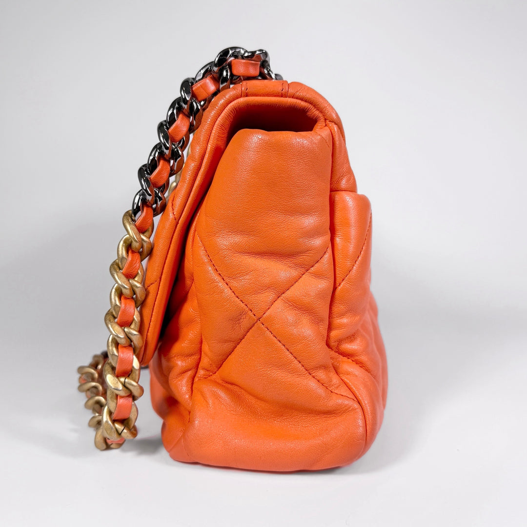 Chanel Quilted Lambskin Large 19 Flap Bag