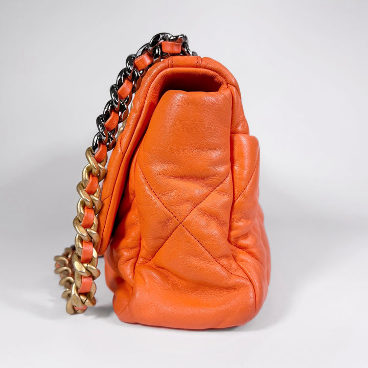 Chanel Quilted Lambskin Large 19 Flap Bag