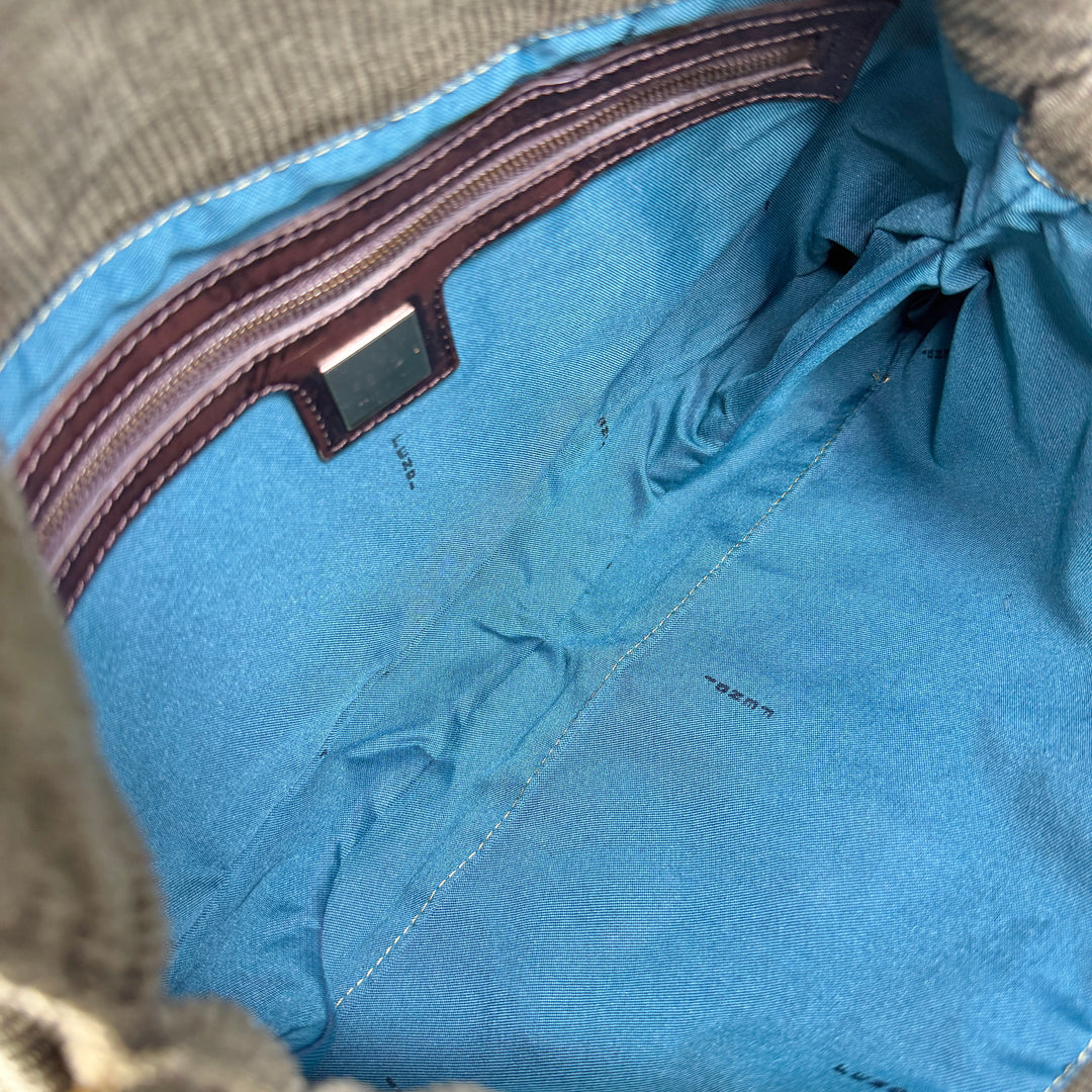 Fendi Corduroy Baguette Bag
