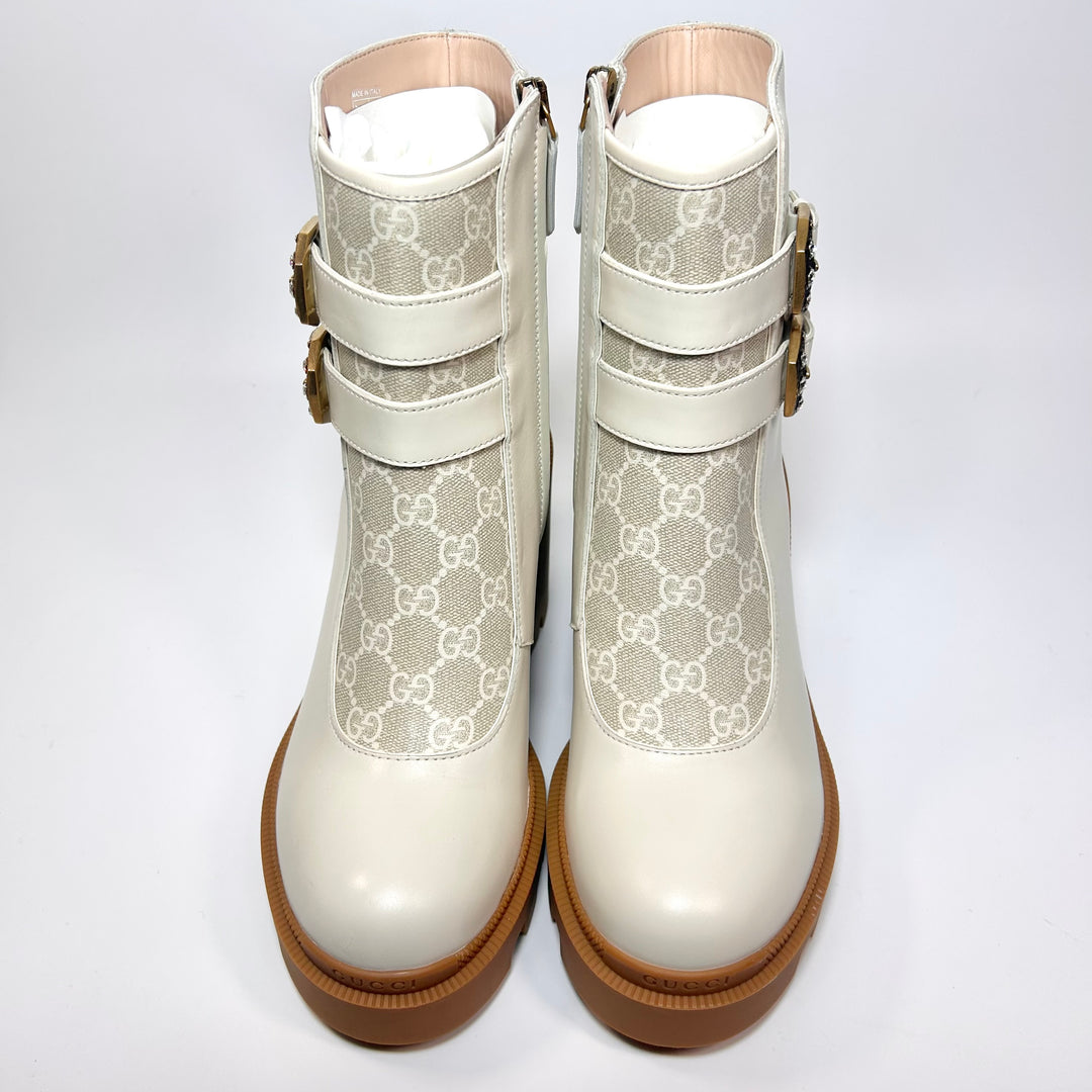 Gucci GG Supreme Kensington Nappa Monogram Boot - Women’s 9