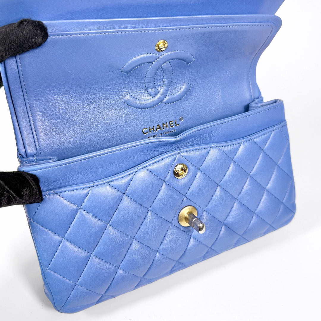 Chanel Quilted Lambskin Small Double Flap Bag