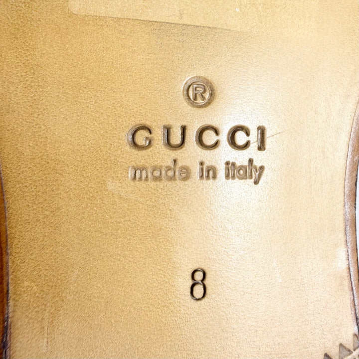 Gucci GG Supreme Leather Buckle Loafer - Men’s 8.5