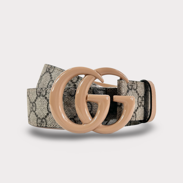 Gucci GG Marmont Monogram Belt Beige 75 30