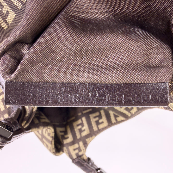 Fendi Zucchino Canvas Shoulder Bag