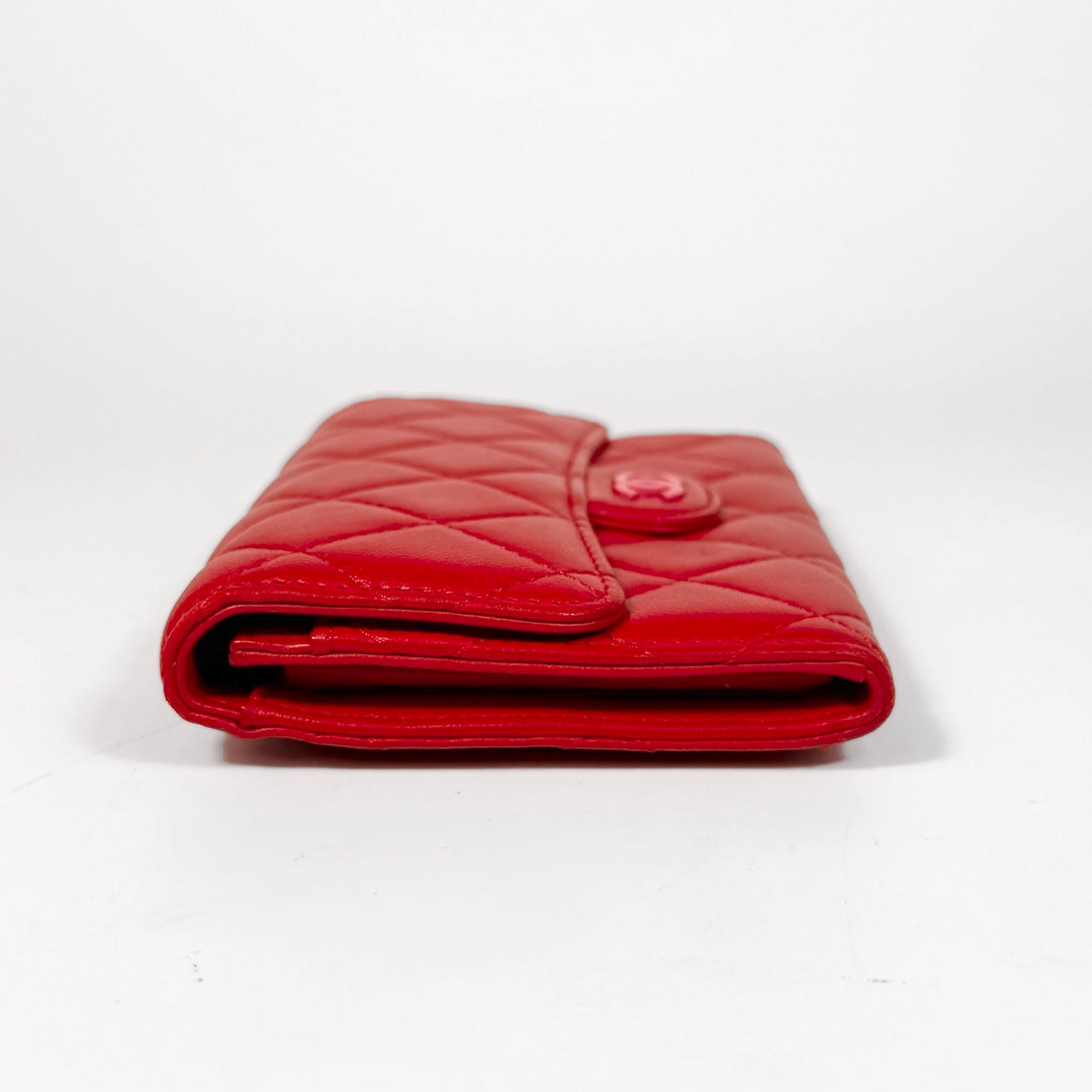 Chanel Quilted Lambskin Classic Flap Wallet