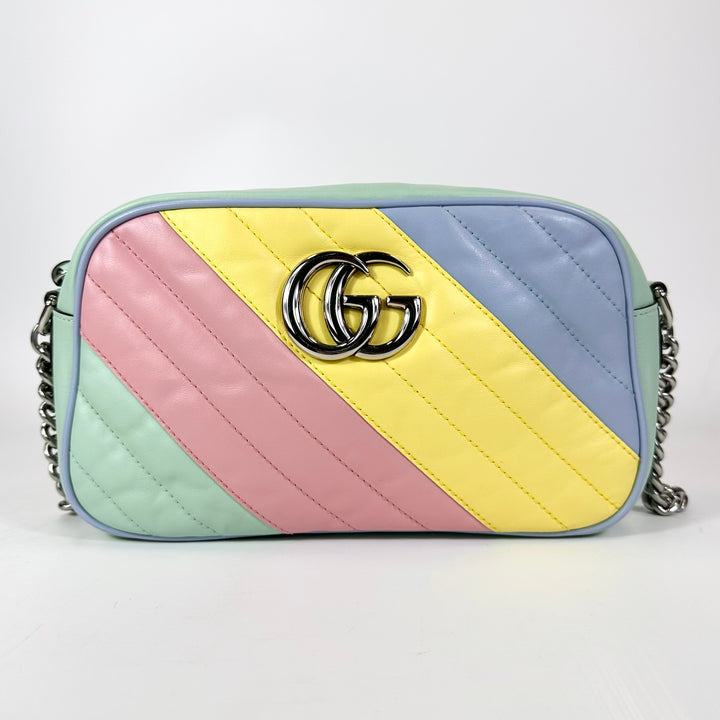 Gucci GG Marmont Matelasse Rainbow Crossbody Bag