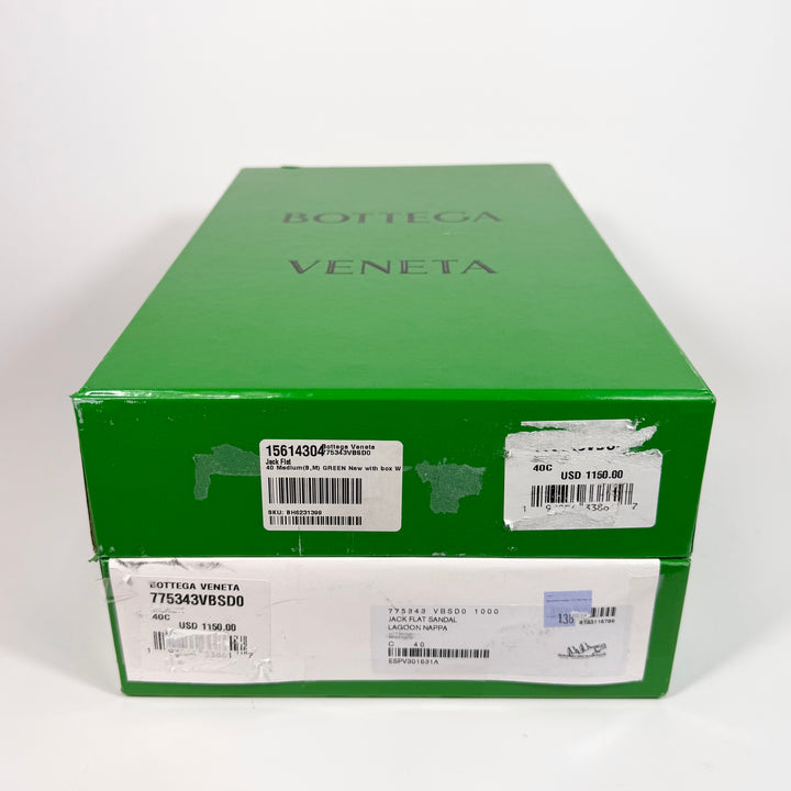 Bottega Veneta Leather Jack Flat Sandal - Women’s 10