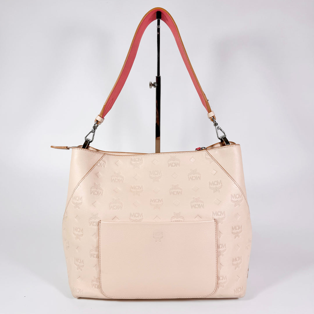 MCM Monogram Leather Klara Hobo Bag