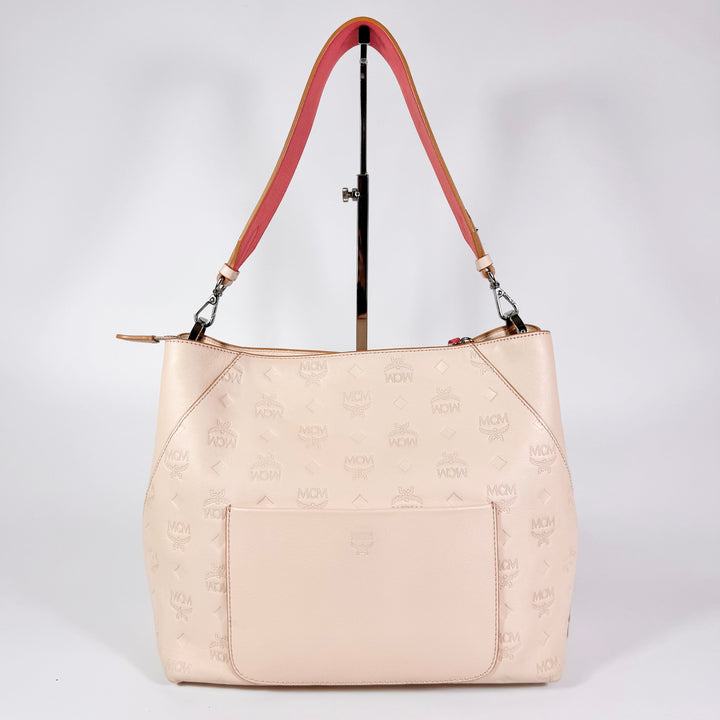 MCM Monogram Leather Klara Hobo Bag