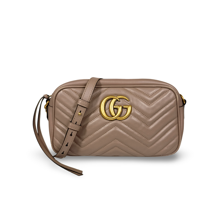 Gucci Matelasse Calfskin Small Marmont Camera Bag