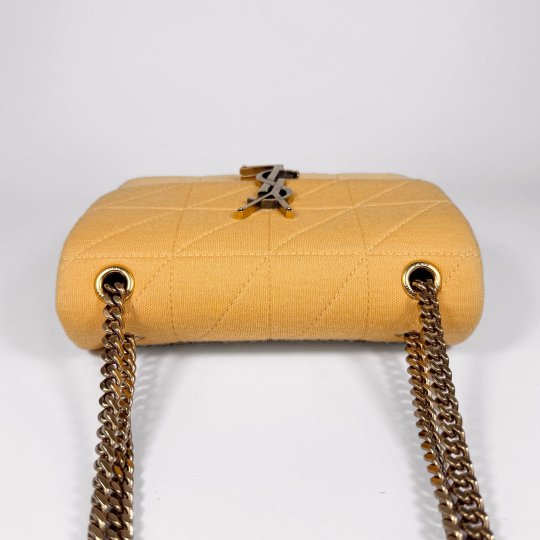 Saint Laurent Jersey Quilted Mini Jamie Bag