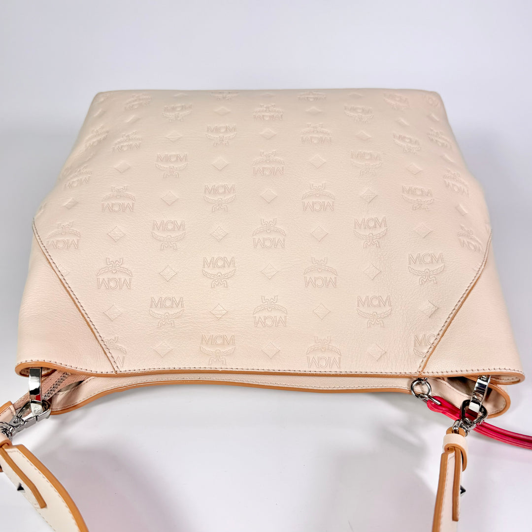 MCM Monogram Leather Klara Hobo Bag