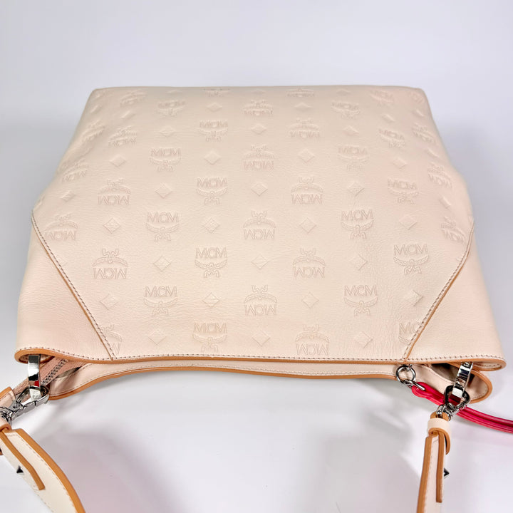 MCM Monogram Leather Klara Hobo Bag