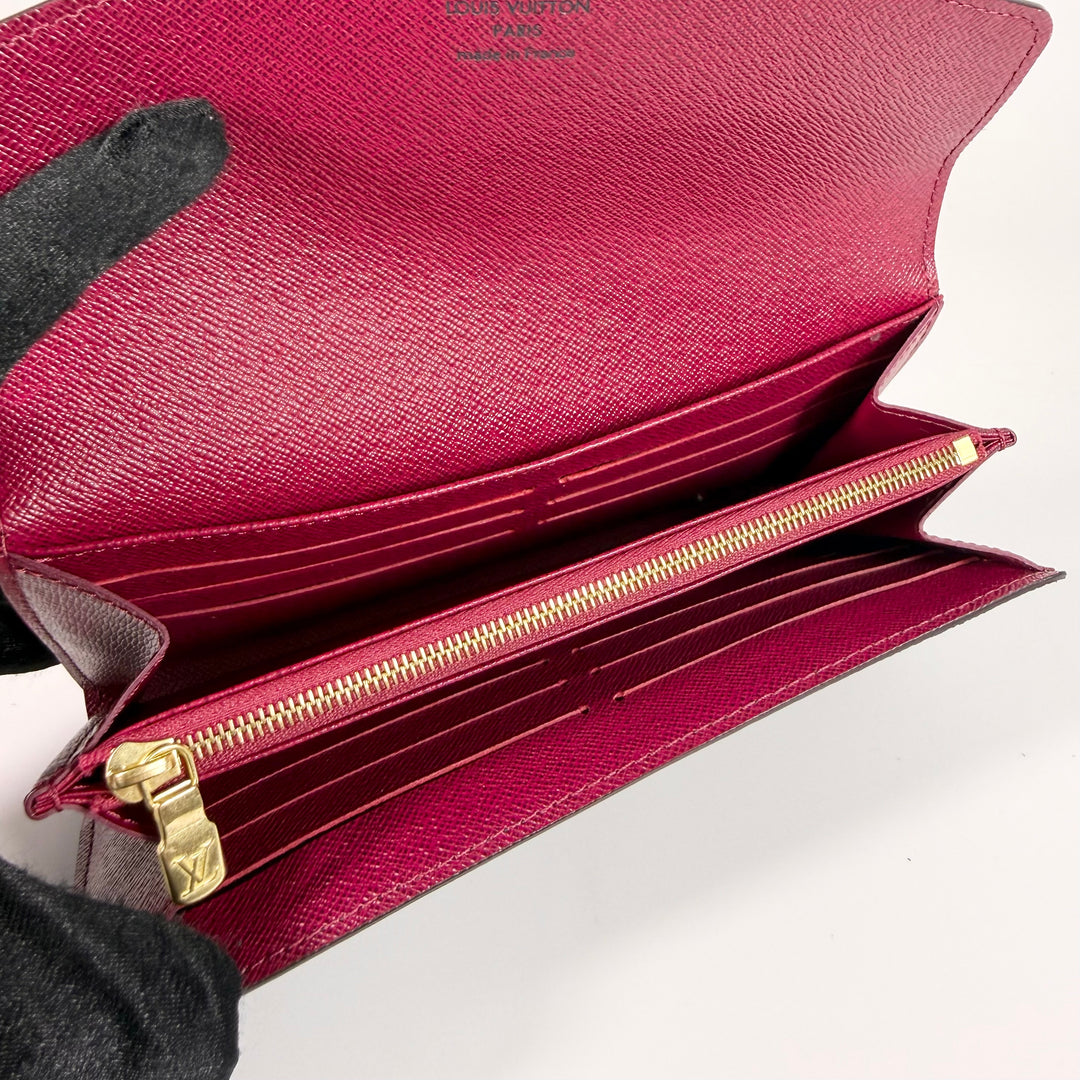 Louis Vuitton Monogram Sarah Wallet Fuchsia
