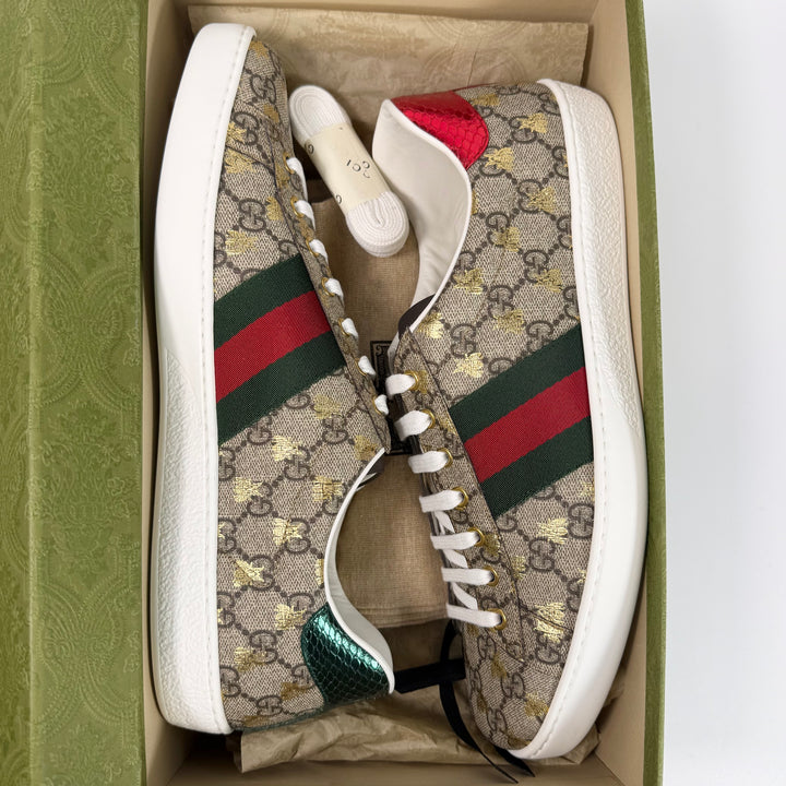 Gucci GG Supreme Bees Ace Sneaker - Men’s 13