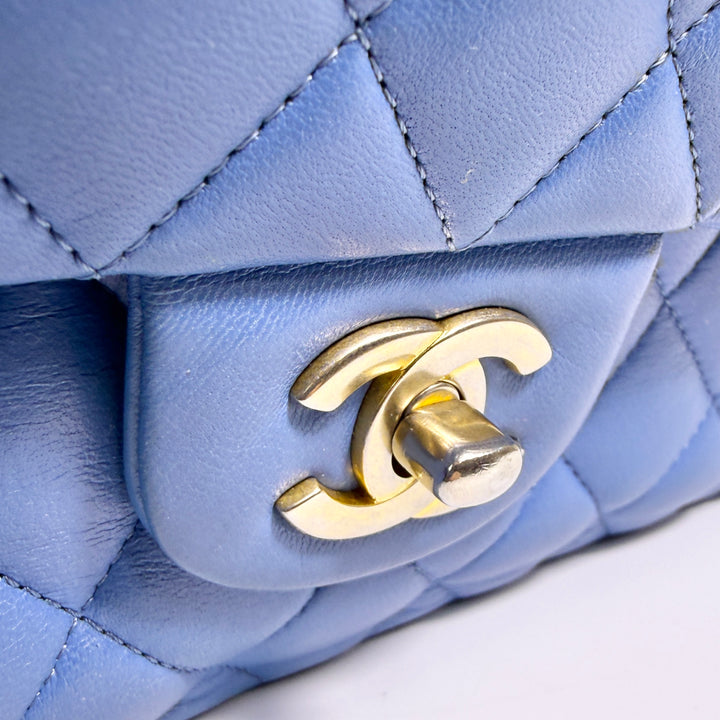 Chanel Quilted Lambskin Small Double Flap Bag