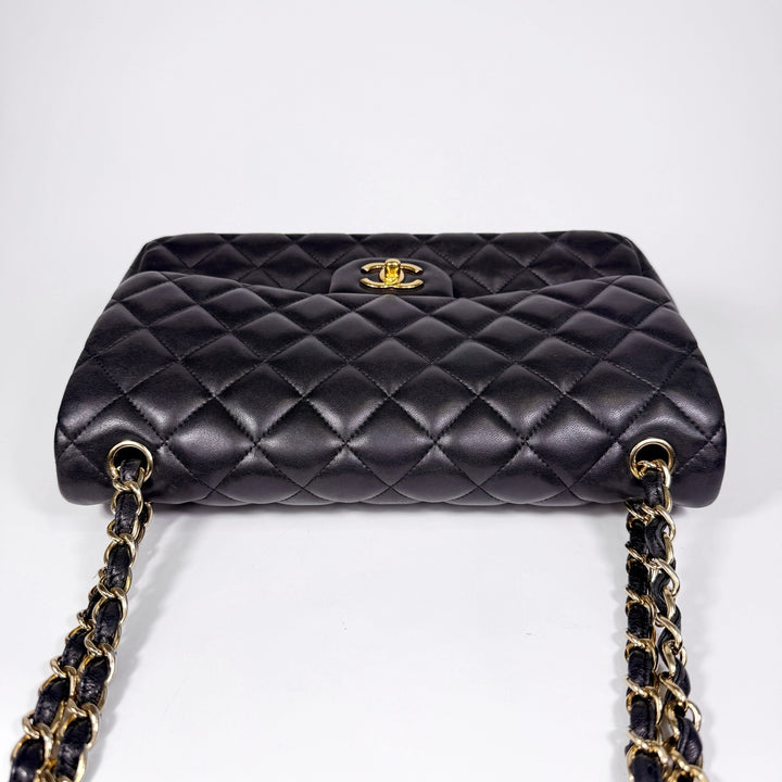 Chanel Quilted Lambskin Jumbo Double Flap Bag