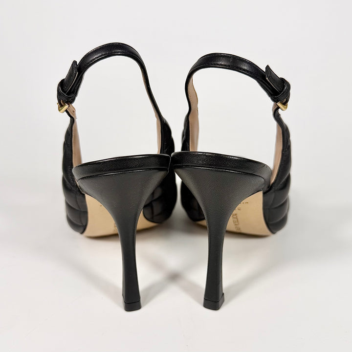 Bottega Veneta Padded Square Toe Slingback Heel - Women’s 8.5