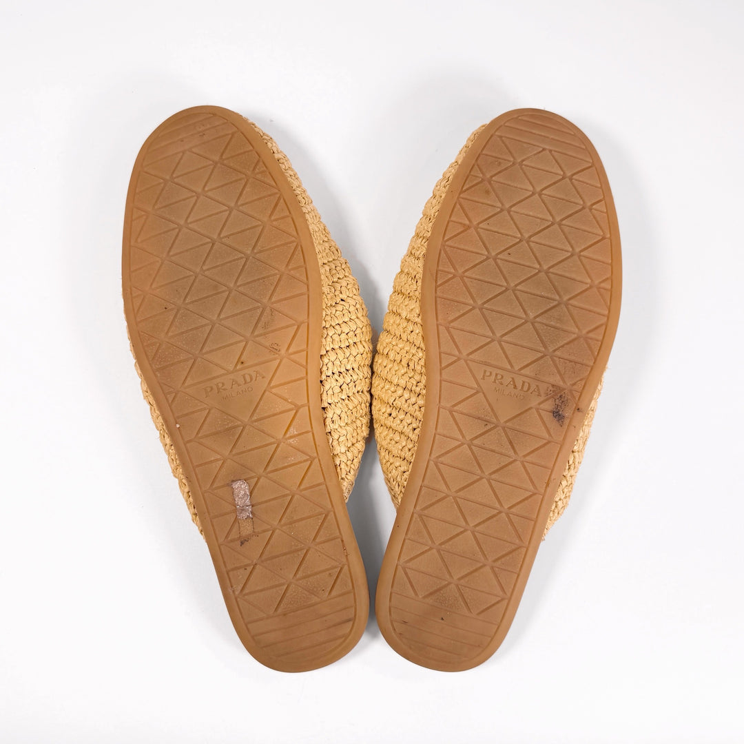 Prada Crochet Slip On Mule - Women’s 7
