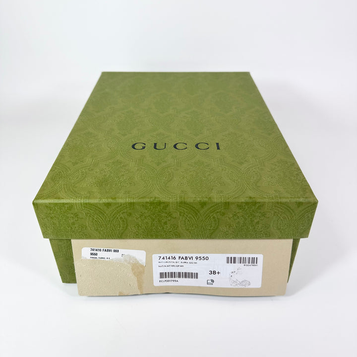 Gucci Woven GG Espadrille Wedge Heel - Women’s 8.5