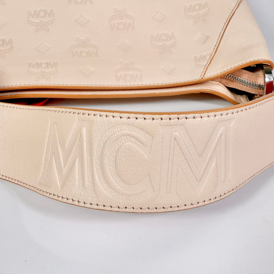 MCM Monogram Leather Klara Hobo Bag
