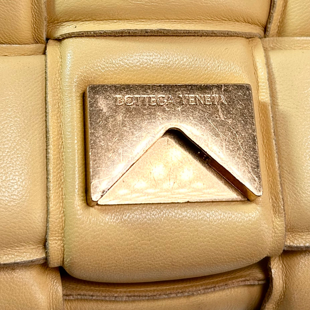 Bottega Veneta Lambskin Maxi Intrecciato Padded Chain Cassette Bag