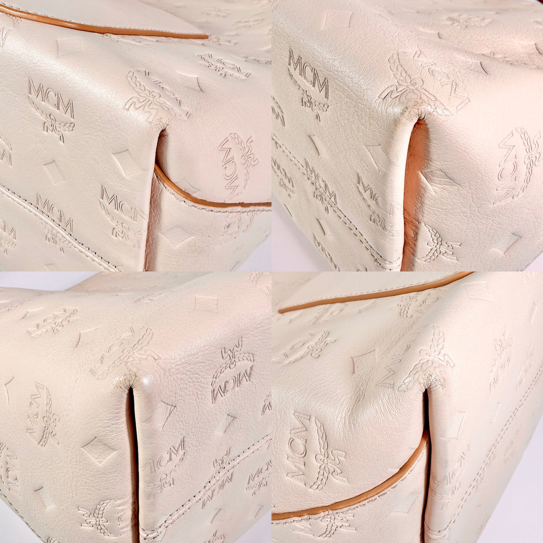 MCM Monogram Leather Klara Hobo Bag
