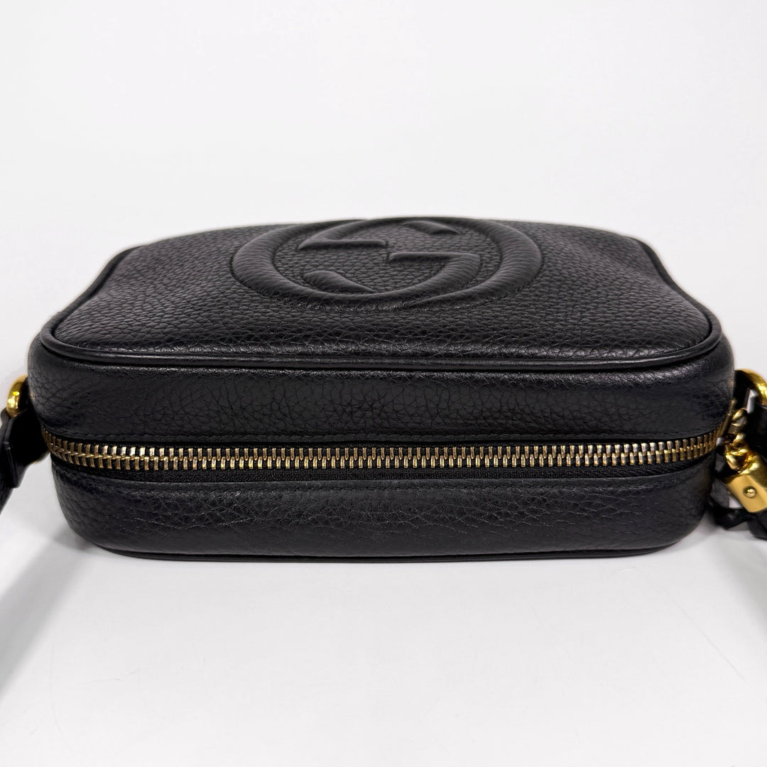 Gucci Pebbled Calfskin Mini Soho Disco Bag
