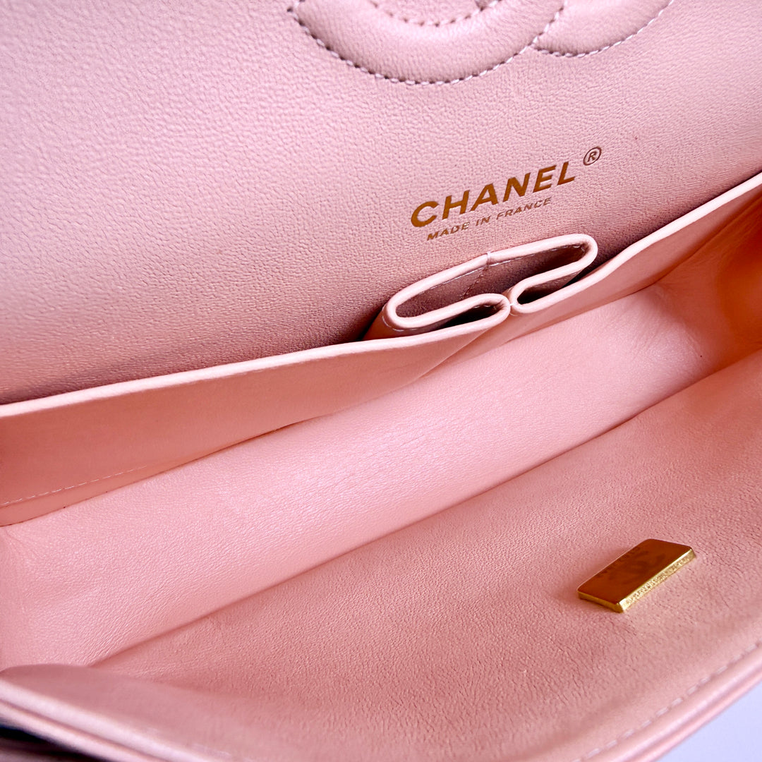 Chanel Quilted Lambskin Medium Double Flap