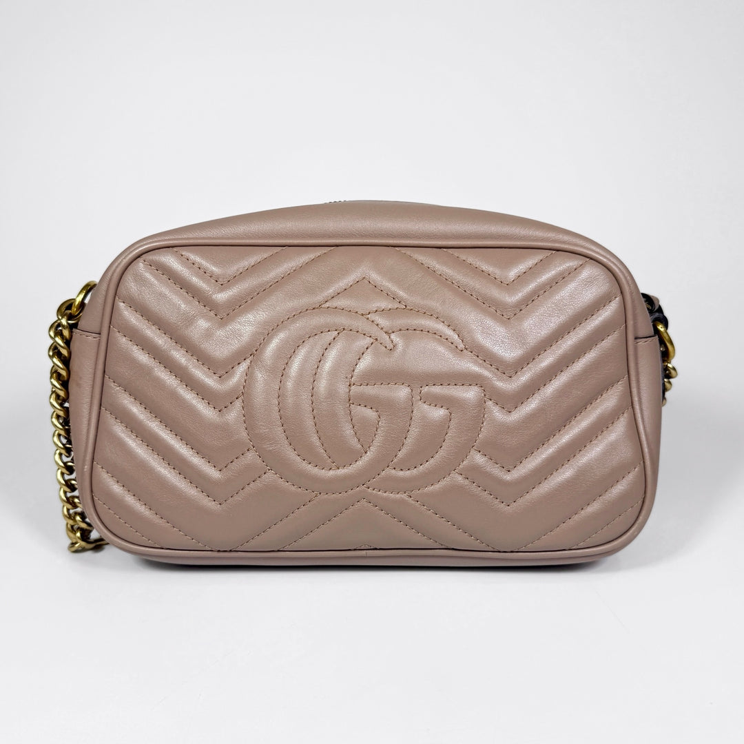 Gucci Matelasse Calfskin Small Marmont Camera Bag