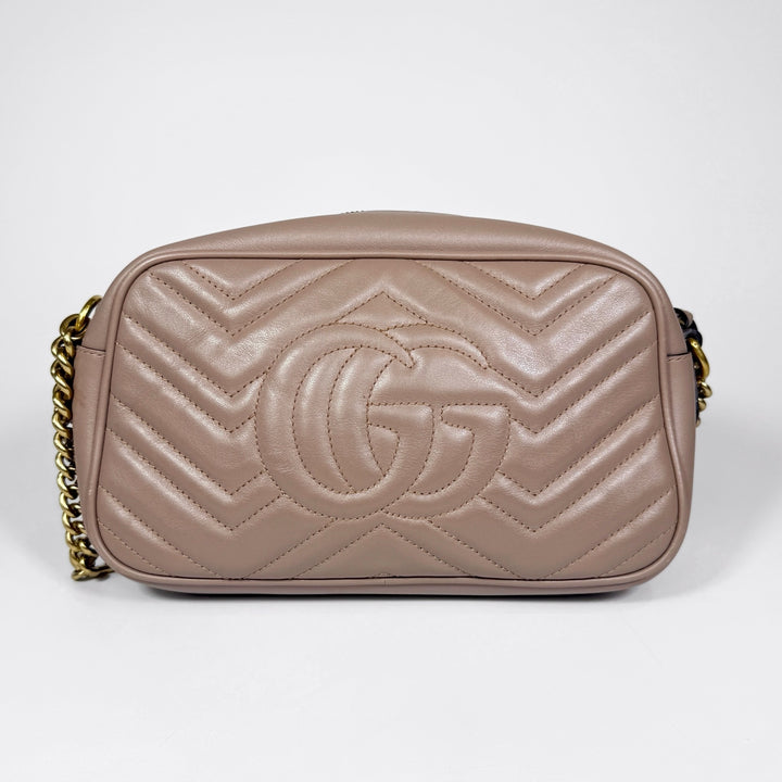 Gucci Matelasse Calfskin Small Marmont Camera Bag