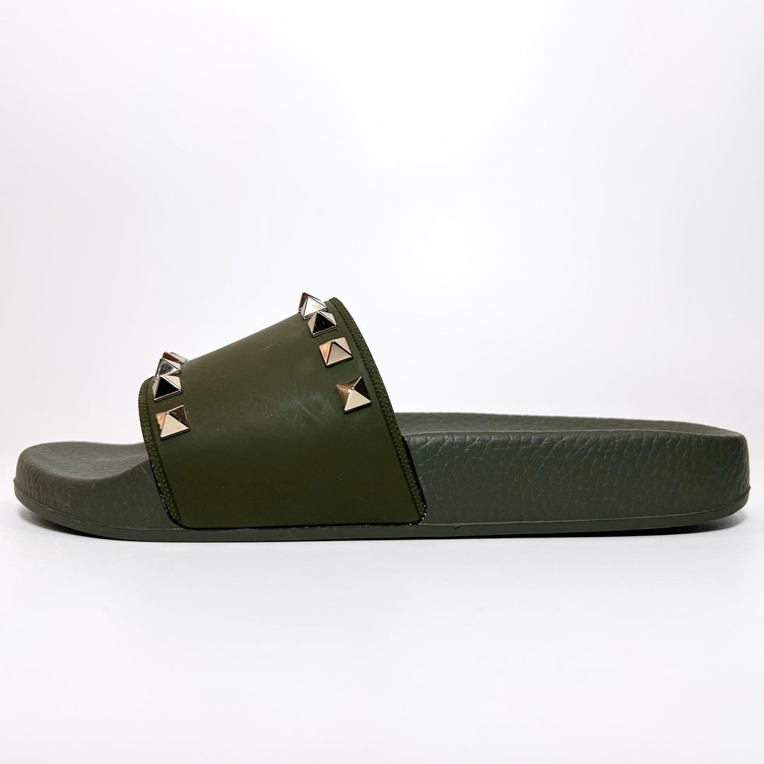 Valentino Garavani Rockstud Rubber Slide - Women’s 5