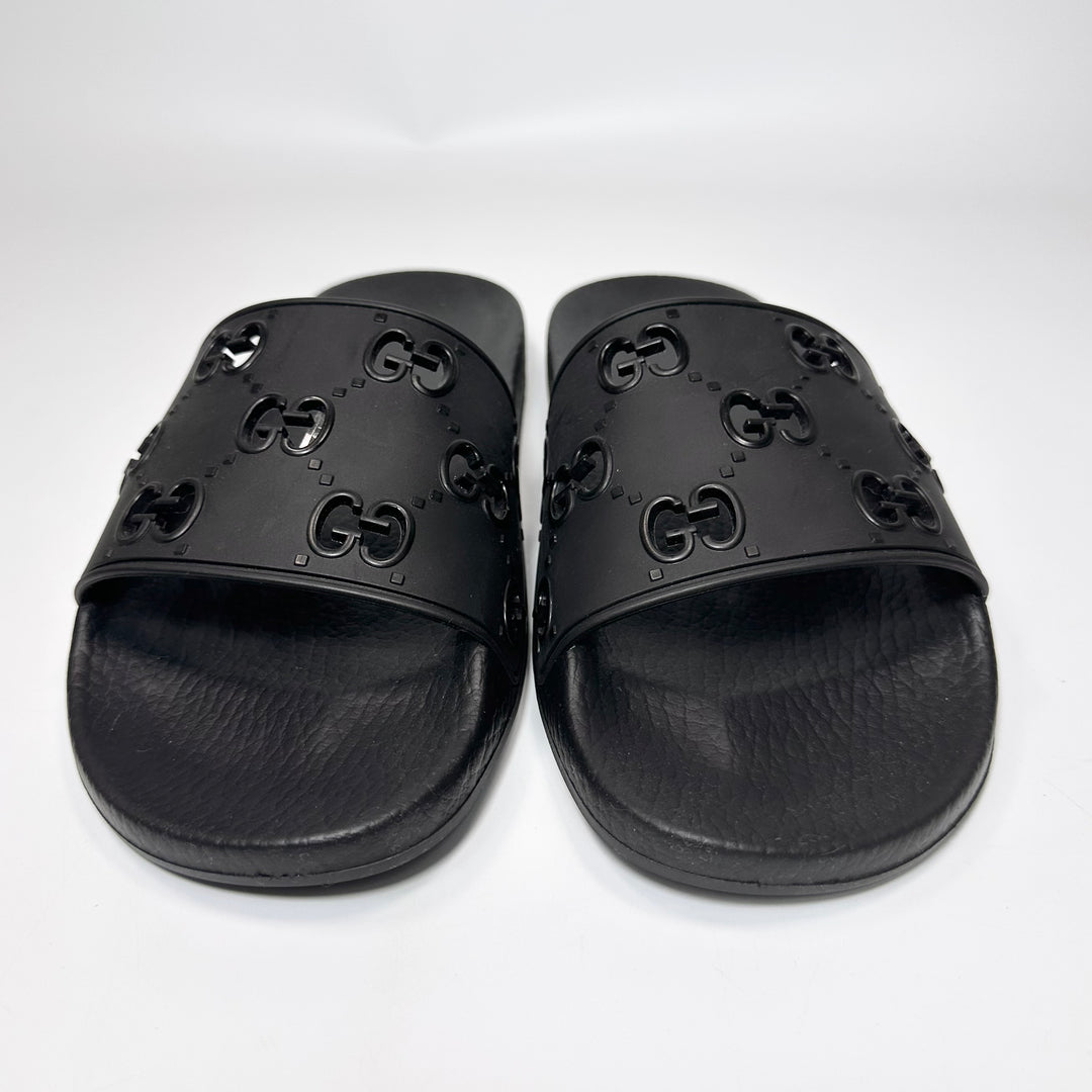 Gucci Perforated GG Slide Sandal - Women’s 7