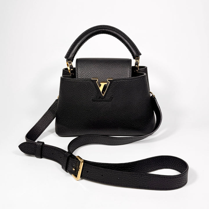 Louis Vuitton Black Taurillon My Capucines