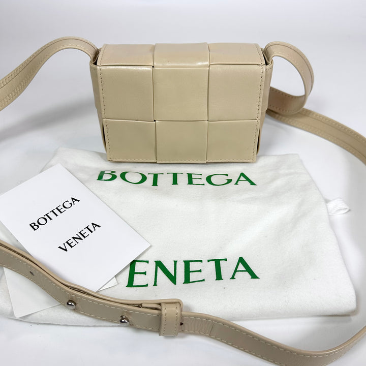 Bottega Veneta Lambskin Intrecciato Candy Cassette Crossbody