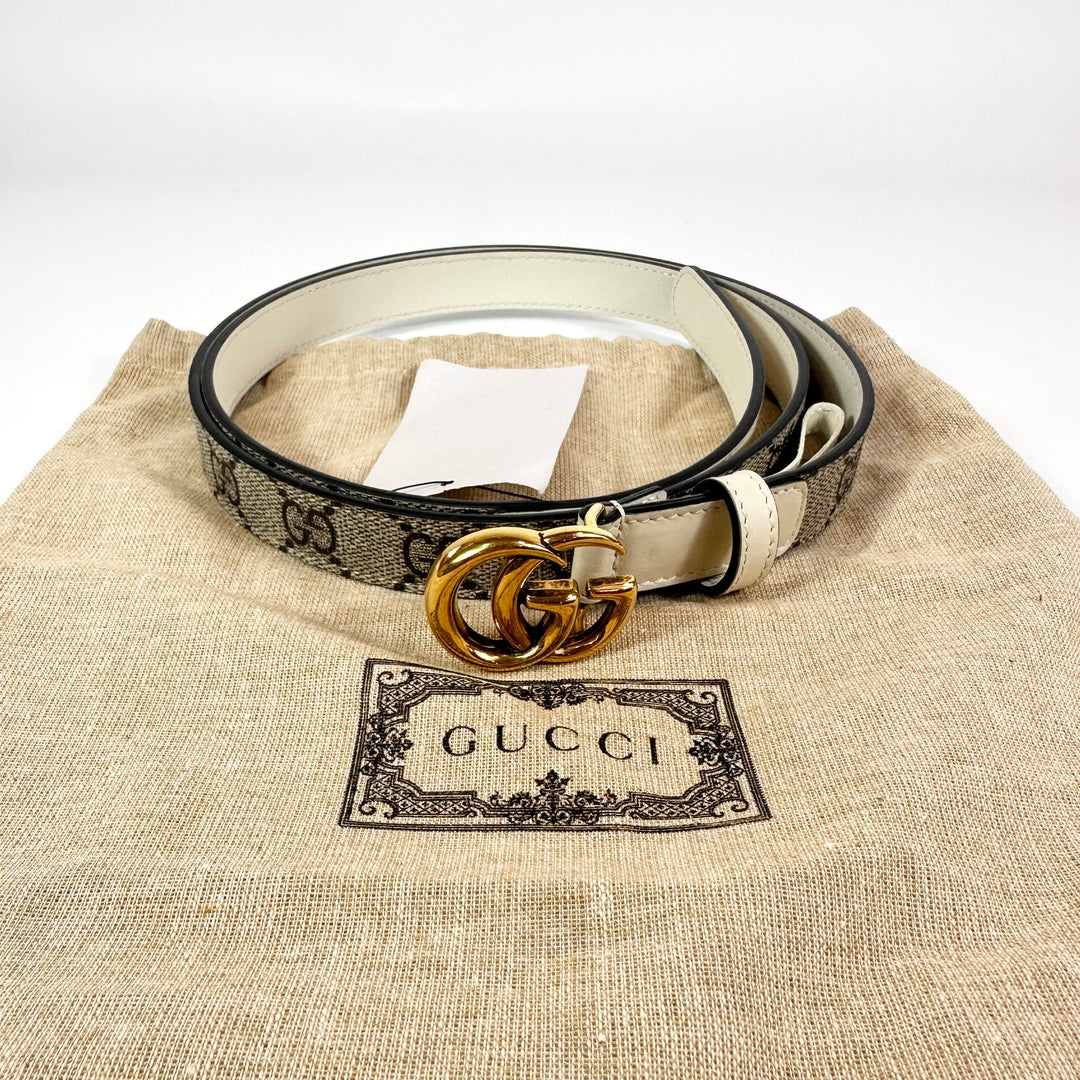 Gucci GG Supreme Marmont Thin Belt 105 42