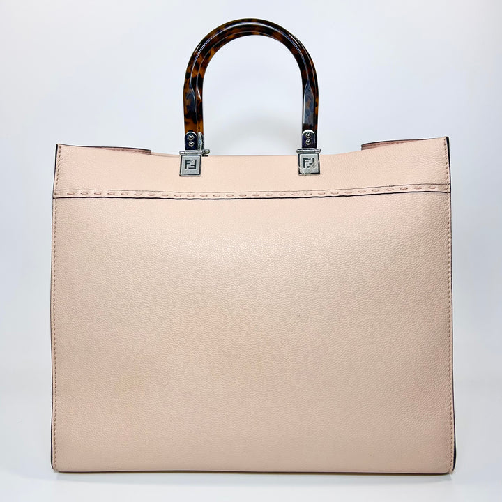 Fendi Full Grain Leather Medium Sunshine Tote