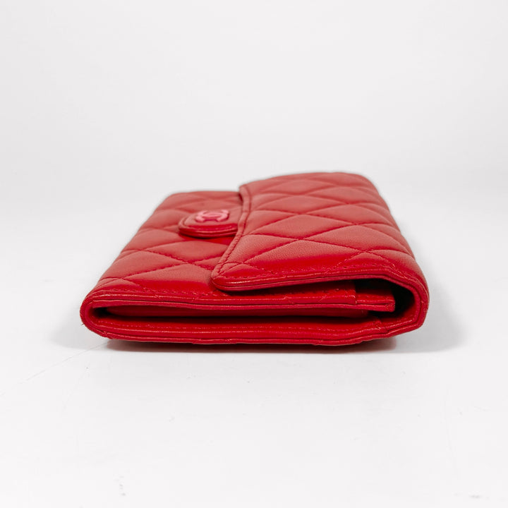 Chanel Quilted Lambskin Classic Flap Wallet
