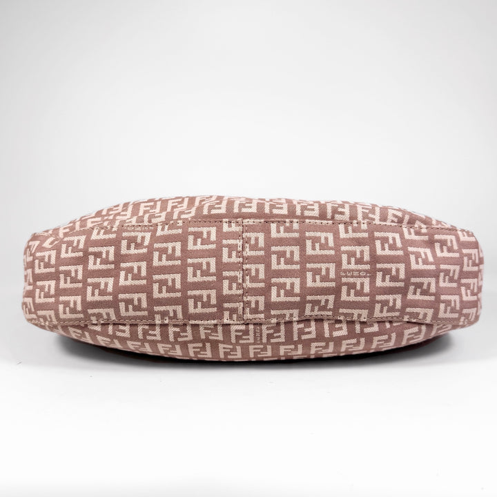 Fendi Zucchino Canvas Hobo Shoulder Bag