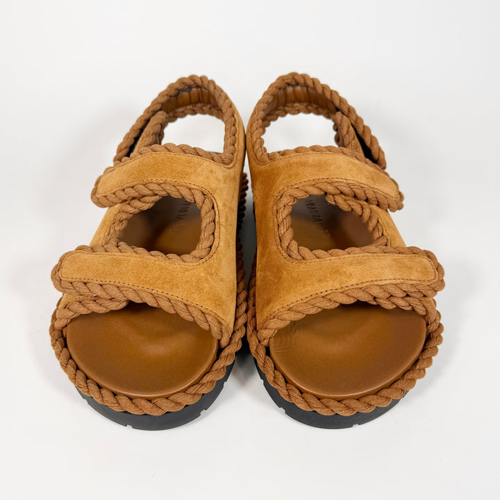 Bottega Veneta Suede Jack Flat Sandal - Women’s 7