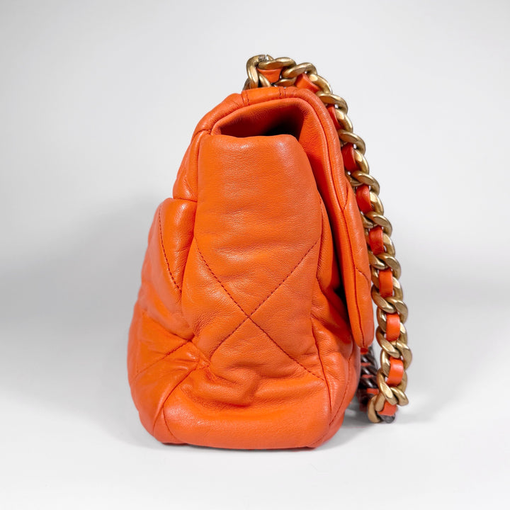Chanel Quilted Lambskin Large 19 Flap Bag