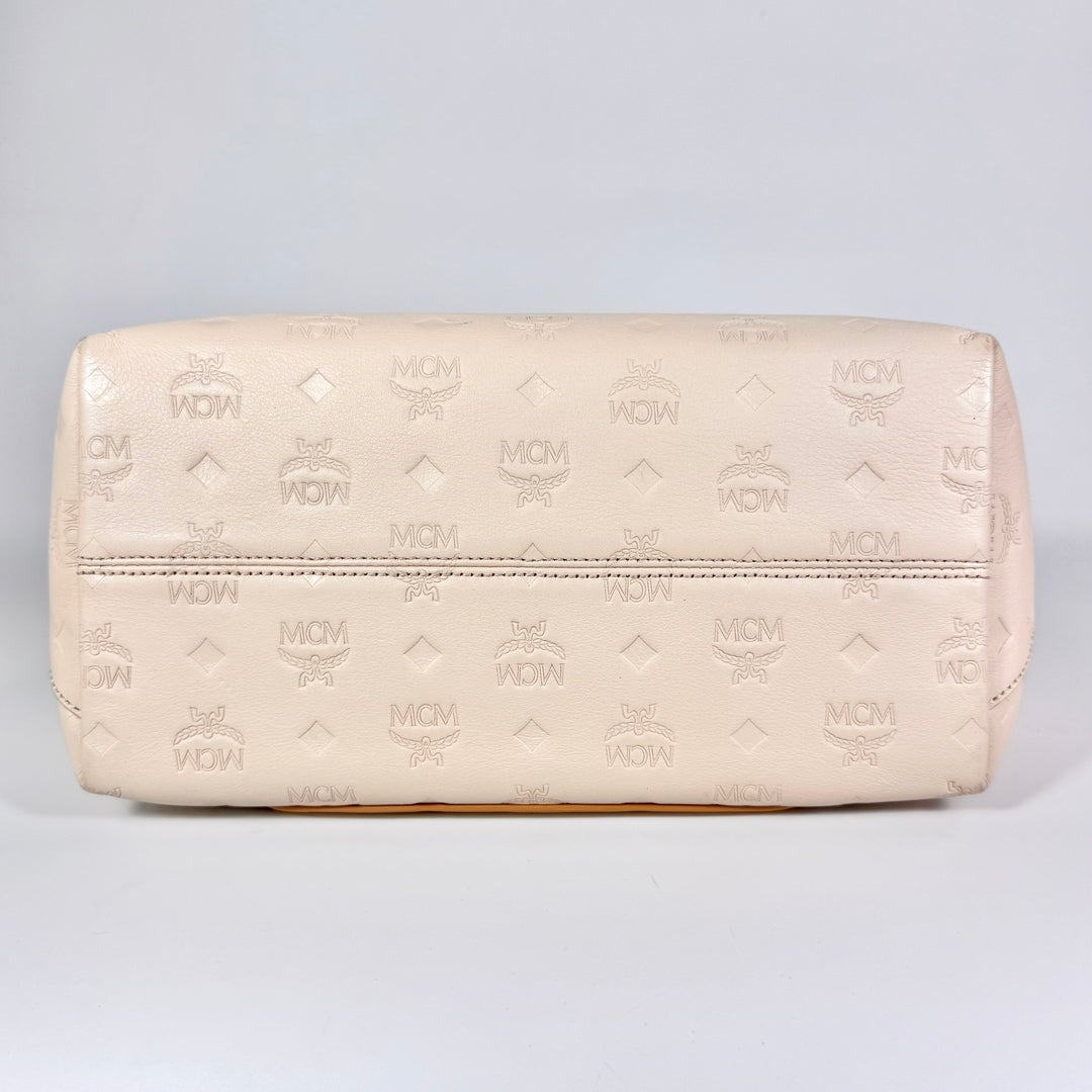 MCM Monogram Leather Klara Hobo Bag