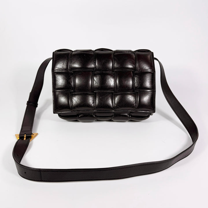 Bottega Veneta Nappa Maxi Intreccio Padded Cassette Crossbody Bag Fondant